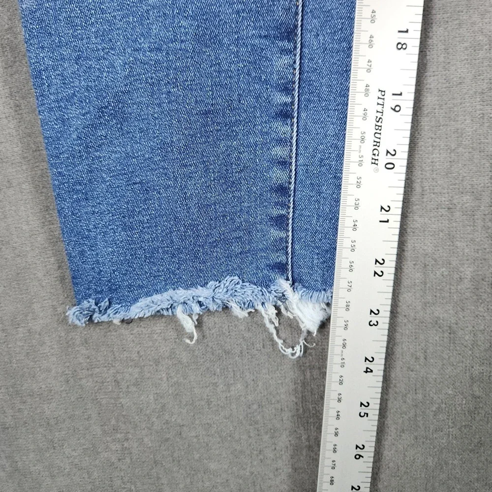 Everlane Jeans Womens Size 24 Ankle High Rise Slim Straight Cigarette Button Fly